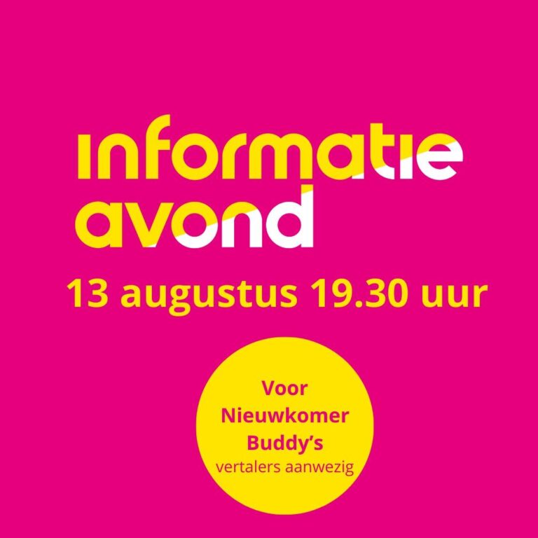 Informatie avond nieuwkomers 🌻