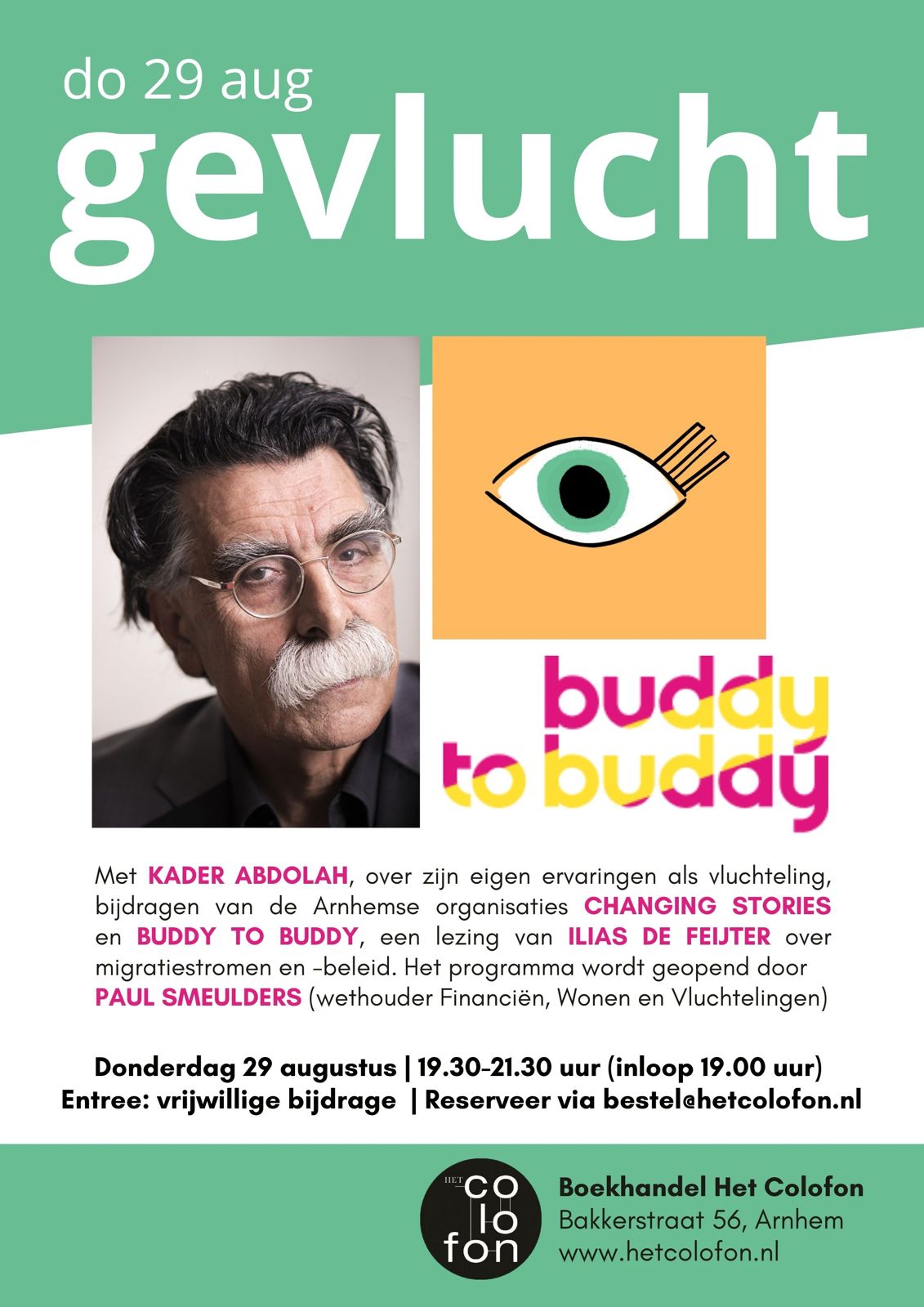 gevlucht | avond met schrijver Kader Abdolah