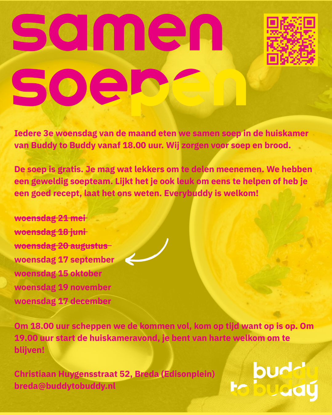 Samen Soepen 🍜 + Huiskameravond ✨