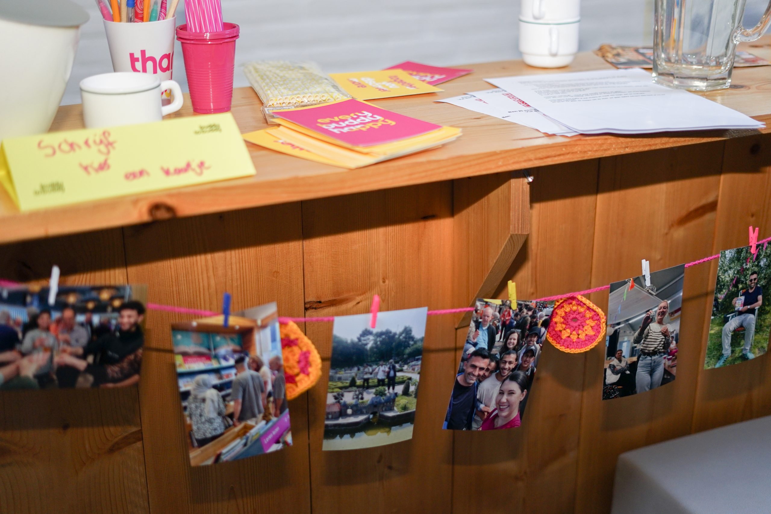 Buddycafé in de nieuwe Bron