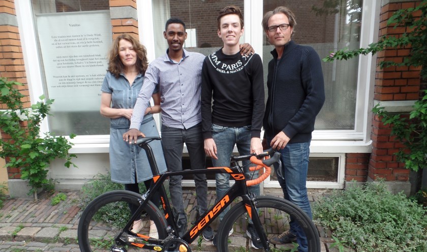 In Nederland, lijkt het fietsgeluk aan zijn zijde