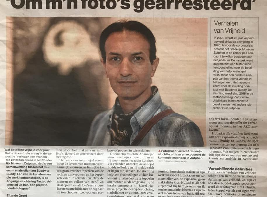 Buddy blijkt Iraanse topfotograaf